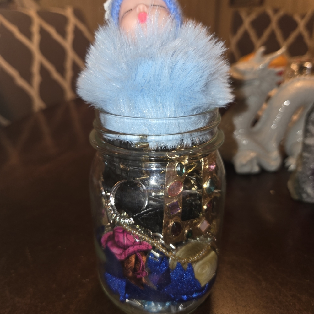 Mystery Jewelry Jar  with Accessories
